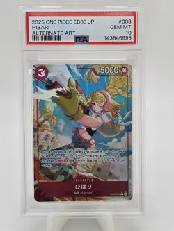 2025 One Piece JP EB03 Hibari Alternate Art PSA 10 - Image 1