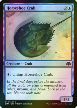 MTG Horseshoe Crab Foil ** Dominaria Remastered ** English (NM) - Image 1