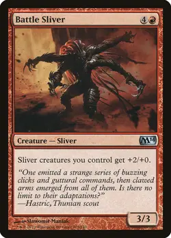 MTG Battle Sliver ** Magic 2014 ** English (NM) - Image 1