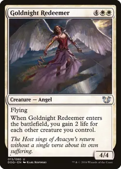 MTG Goldnight Redeemer ** Duel Decks: Blessed vs. Cursed ** English (NM) - Image 1