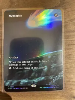 Foil Meteorite Borderless Mythic MTG Avatar The Last Airbender 0054 - Image 1