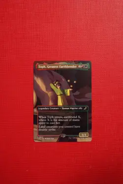 MTG Toph, Greatest Earthbender (Borderless) [Avatar: The Last Airbender: Eternal - Image 1
