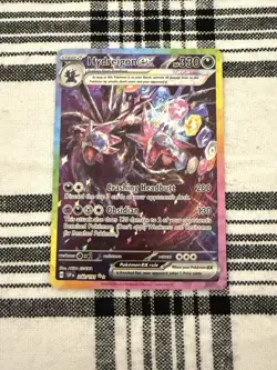 Pokemon TCG Hydreigon EX Surging Sparks SAR 240/191 Mint Condition - Image 3