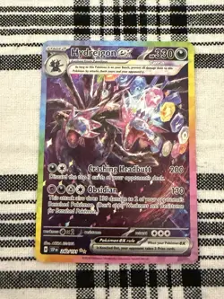 Pokemon TCG Hydreigon EX Surging Sparks SAR 240/191 Mint Condition - Image 4