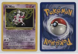 Mr Mime Holo Pokemon Jungle #6 1999 - Image 3