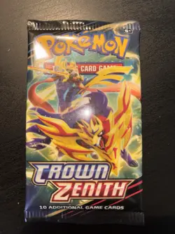 22.3g HEAVY Pokemon TCG Crown Zenith Booster Pack Scarlet & Violet Era - Image 2