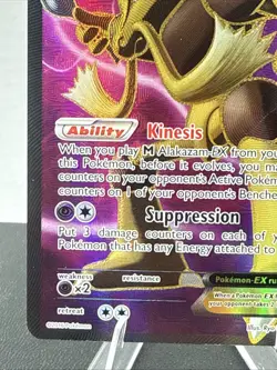 Alakazam EX 117/124 (Full Art) Ultra Rare XY - Fates Collide Pokemon Card - Image 4