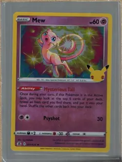 Pokemon MEW 011/025 Holo Celebrations TCG (D) - Image 1