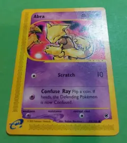 Abra 093/165 Expedition Base Set Regular Pokemon, HP - Image 2