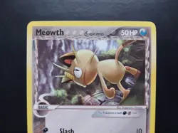 Pokemon - Meowth 71/110 Common Ex Holon Phantoms - Image 2