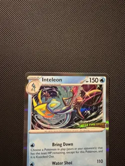 Pokemon TCG Inteleon (Prerelease) 002 MEP Mega Evolution Promo Stamped Near Mint - Image 2
