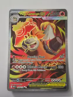 Mega Camerupt ex 156/132 Ultra Rare Mega Evolution Pokemon NM/M - Image 1