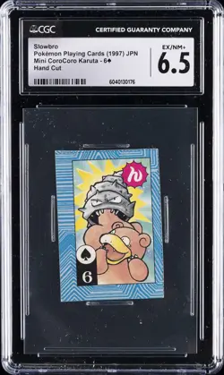 1997 POKEMON PLAYING CARDS SLOWBRO CGC 6.5 - Image 1
