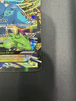 Venusaur EX XY123 - 2016 Pokemon XY Black Star Promo - Red & Blue Collection NM - Image 3