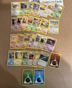 Pokemon Bulk WOTC 30 Card Vintage Lot Collection No Dups - Image 1