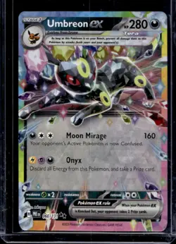 2025 Pokemon Prismatic Evolutions Umbreon ex Double Rare #060/131 - Image 1