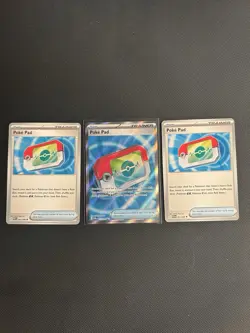 Pokemon TCG Poke Pad Full Art & CommonLot Of 3 Perfect Order - Image 2