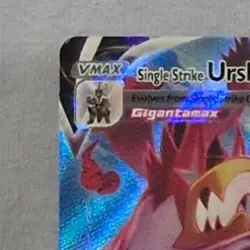 Pokemon Single Strike Urshifu VMAX Ultra Rare Holo TG19/TG30 330 HP - Image 2