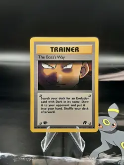 The Boss's Way 73/82 1st Edition - Pokemon Team Rocket LP - Image 1