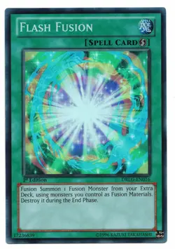 Yu-Gi-Oh Card: Flash Fusion DRLG-EN016 Super Rare 1st Edition! NM - Image 1