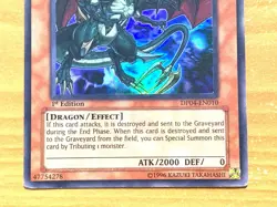 yugioh INFERNAL DRAGON DP04-EN010 Ultra rare 1st Ed Moderately Played Very Good - Image 3