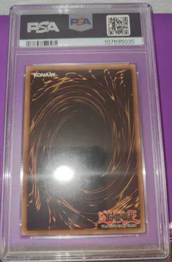 2002 Yu-Gi-Oh LOB Flame Swordsman Legend/Blue Eyes 1st Edition PSA 9 Wavy - Image 4