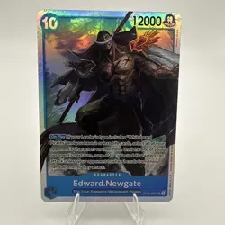 Edward.Newgate OP08-043 SR ONE PIECE Tcg Game NM Blue - Image 1