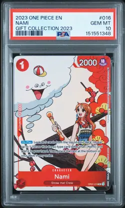2023 ONE PIECE GIFT COLLECTION 2023 #016 NAMI PSA 10 - Image 1