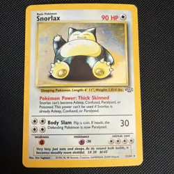 Pokemon Snorlax Jungle Holo Rare 11/64 90HP Wizards of the Coast Card LP/MP - Image 1