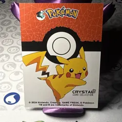 Shadow Box hit Crystal Card Collection Ditto NON-TCG Pokemon Card Nintendo - Image 4