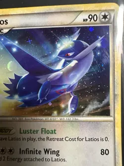 Pokemon TCG Latios HGSS11 Promo Holo Card Cosmo - Image 2