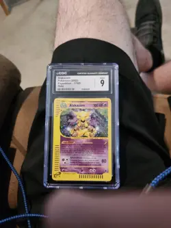 CGC 9 MINT Alakazam 2002 Expedition 1/165 Holo Pokemon Card - Image 2