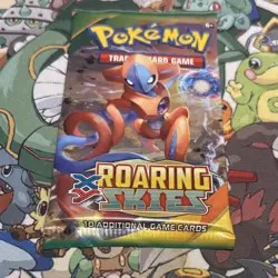 Pokemon Roaring Skies Booster Pack 10 Cards English Trading Card Game - Image 1
