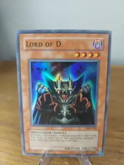 3x YuGiOh TCG Seta Kaiba Deck Lord of D SDK-041 Holofoil Card Vintage MP - Image 1