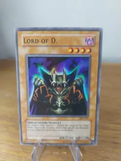 3x YuGiOh TCG Seta Kaiba Deck Lord of D SDK-041 Holofoil Card Vintage MP - Image 4