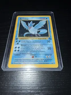 Pokemon Articuno Fossil 2/62 1st Edition Holo Rare 70 HP Card 1999 - Image 1