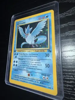 Pokemon Articuno Fossil 2/62 1st Edition Holo Rare 70 HP Card 1999 - Image 2