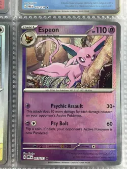 COMPLETE Prismatic POKEBALL Eeveelution 9 Card Set NM - Umbreon Sylveon Espeon - Image 5