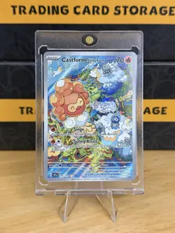 Pokemon Castform Sunny Form 195/191 Sv08: Surging Sparks Holo Card - Image 1