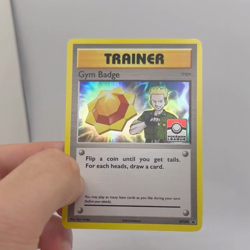 Pokemon Lt. Surge Gym Badge XY205 XY Promo Holo Trainer Card 2016 LP - Image 2
