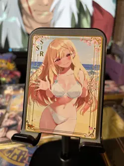 Goddess Story Metal Card Rare Waifu Anime Marin Kitagawa - Image 1