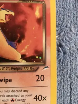 Pokemon TCG Dark Typhlosion Neo Destiny Holo Card 10/105 MP - Image 2