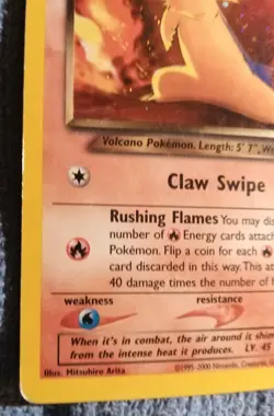 Pokemon TCG Dark Typhlosion Neo Destiny Holo Card 10/105 MP - Image 5