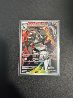 Pokemon TCG Team Rockets Houndoom Illustration Rare Card 191/182 Destined Rivals - Image 1
