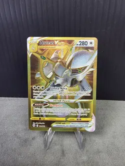 Arceus VSTAR 184/172 Gold Secret Rare Full Art Brilliant Stars Pokemon Card TCG! - Image 1