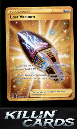 Lost Vacuum (Secret) 217/196 Pokemon Secret Rare SWSH11: Lost Origin Card NM - Image 1