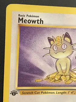 Meowth 56/64 Jungle 1st Edition Pokemon Card Rare TCG Game - Image 2