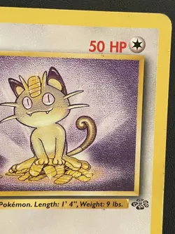 Meowth 56/64 Jungle 1st Edition Pokemon Card Rare TCG Game - Image 3