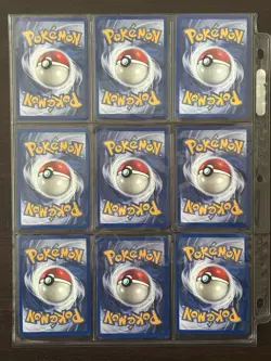 1995-98 Pokemon Cards Complete Base Unlimited Common/Uncommon 70 Card Set LP-NM - Image 4