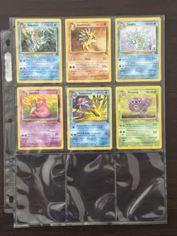 Pokemon Complete Set 32 Card Unlimited Edition FOSSIL Common & Uncommon NM-LP - Image 3
